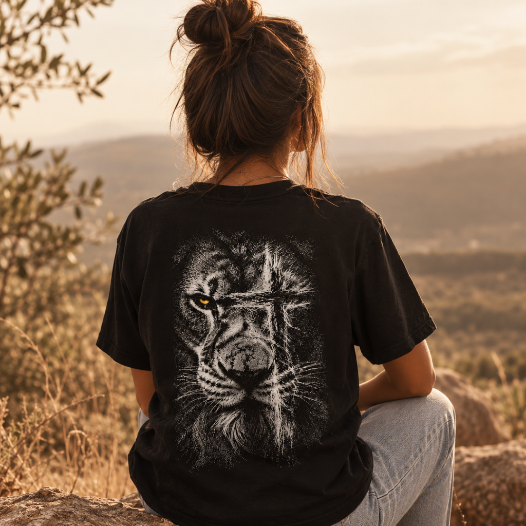 T-shirt unisexe motif Chrétien - Lion de Juda