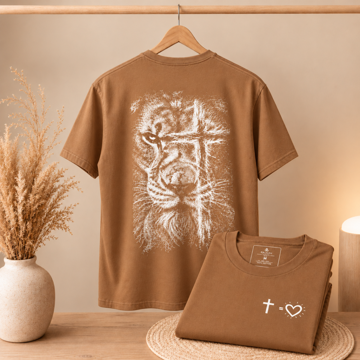 T-shirt unisexe motif Chrétien - Lion de Juda