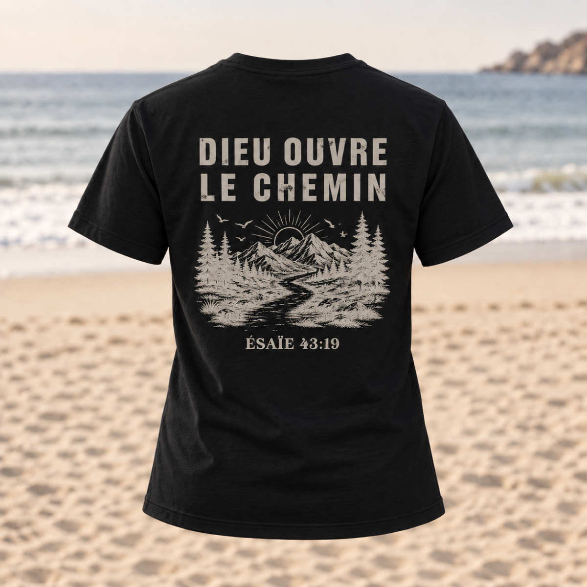 T-shirt unisexe motif Chrétien - Le Chemin