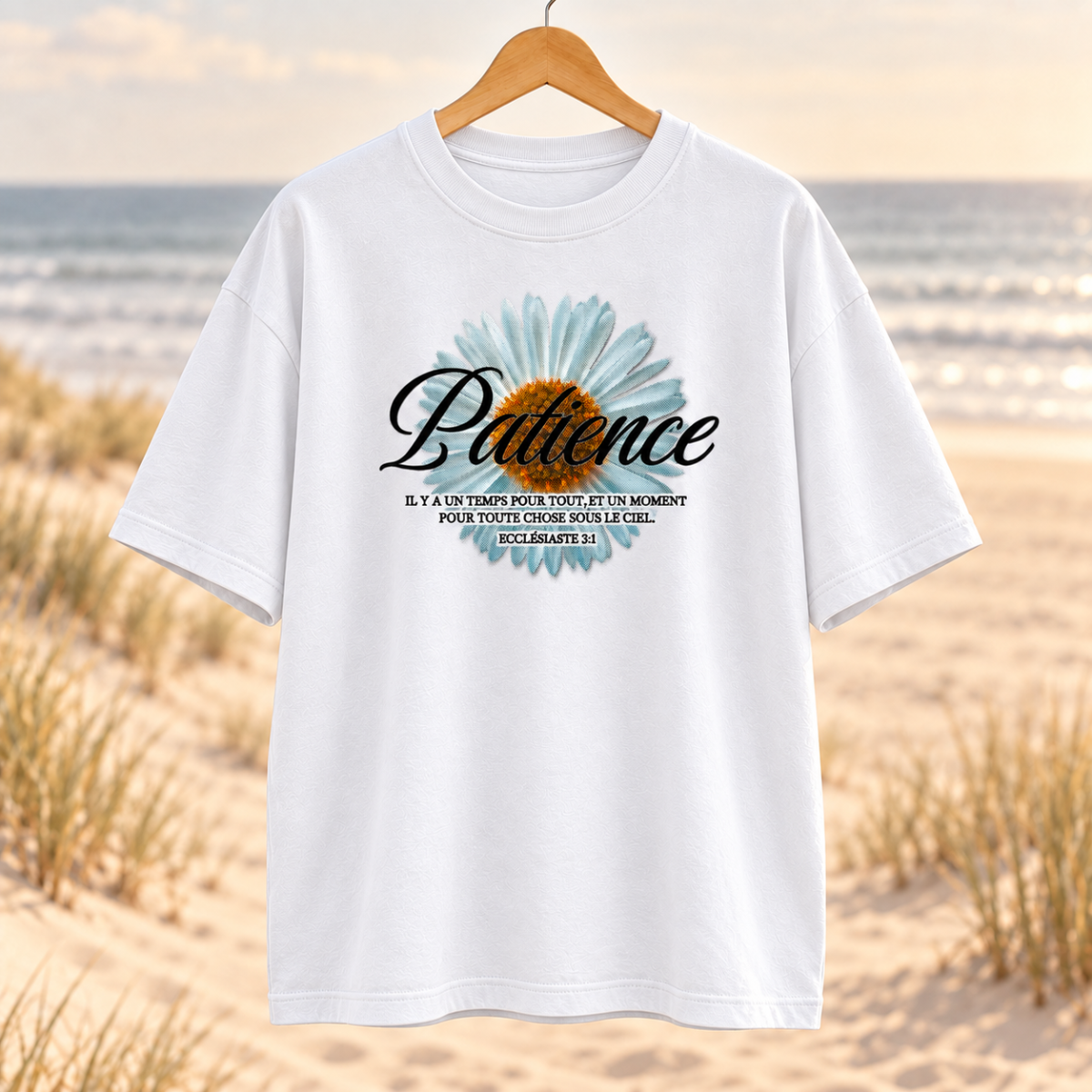 T-shirt Féminin motif Chrétien - Patience
