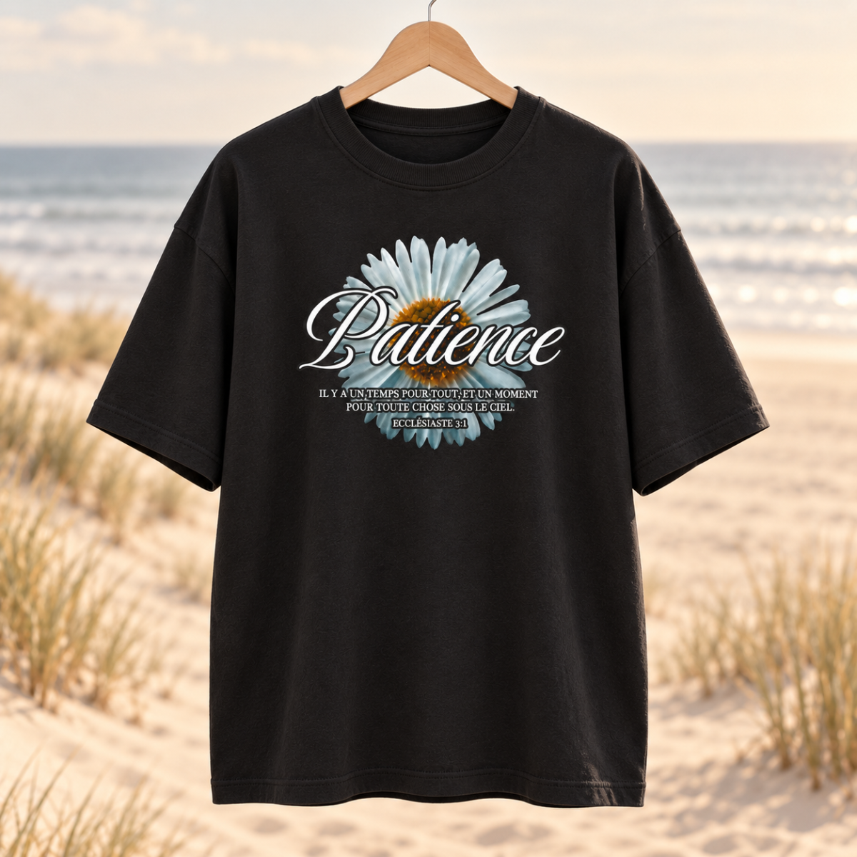 T-shirt Féminin motif Chrétien - Patience