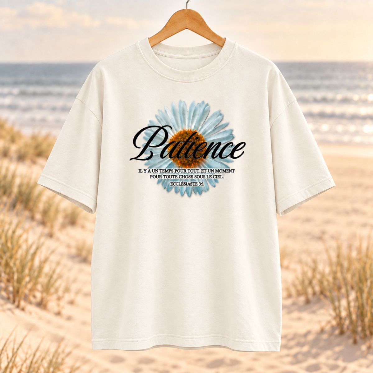 T-shirt Féminin motif Chrétien - Patience