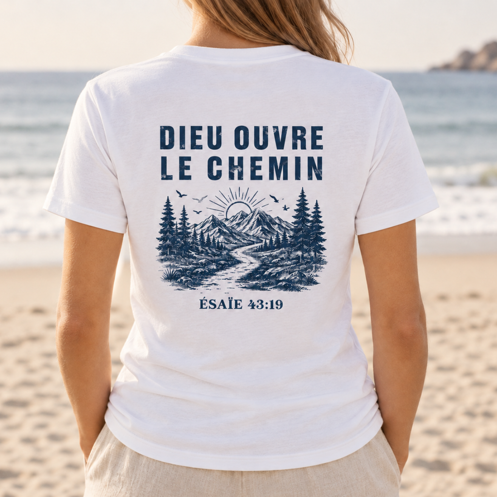 T-shirt unisexe motif Chrétien - Le Chemin