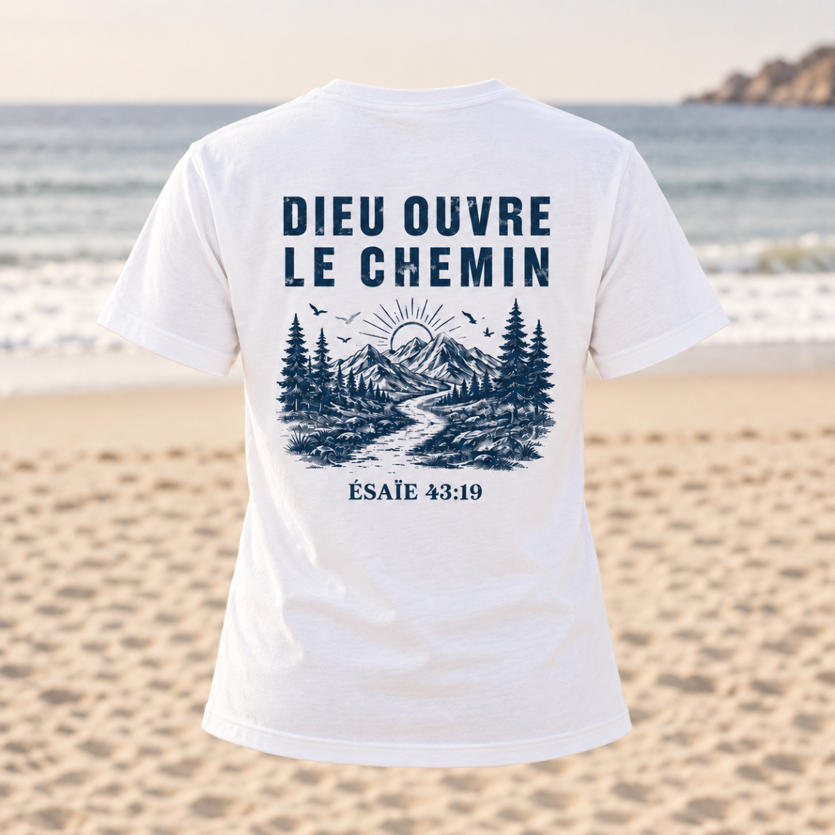 T-shirt unisexe motif Chrétien - Le Chemin